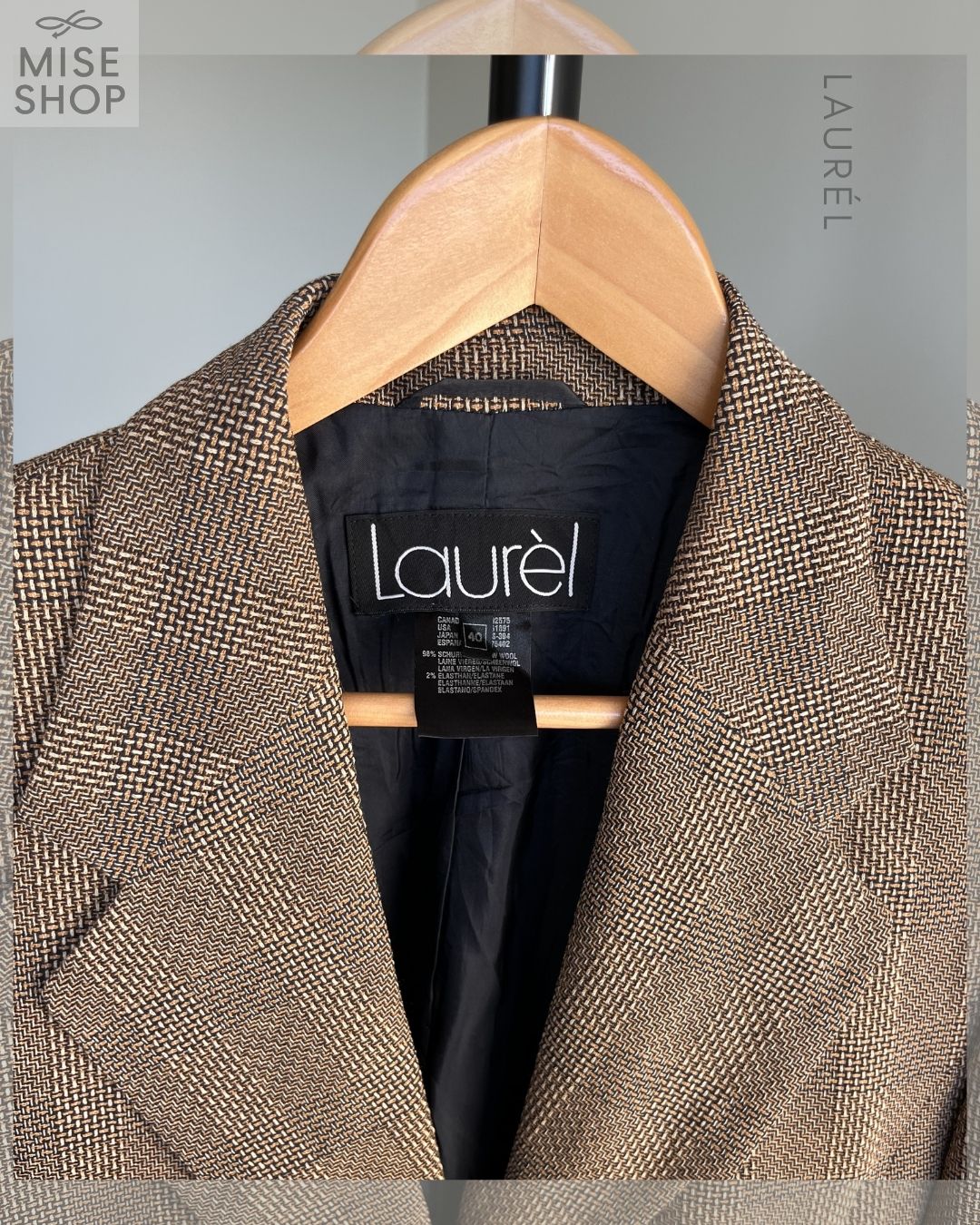Blazer Laurél de Lana Premium (98%) con Cinturón - Imagen 2